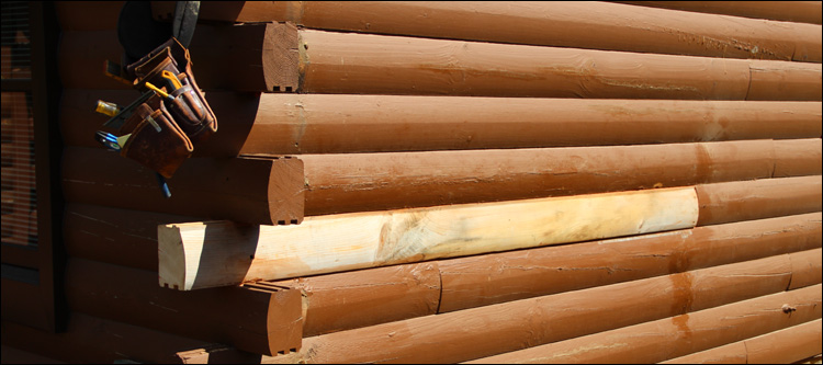 Log Home Damage Repair  Nelson County, Virginia